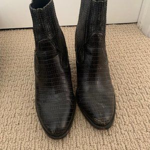 ASH Leather Western Booties